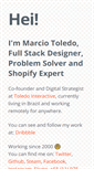 Mobile Screenshot of marciotoledo.com